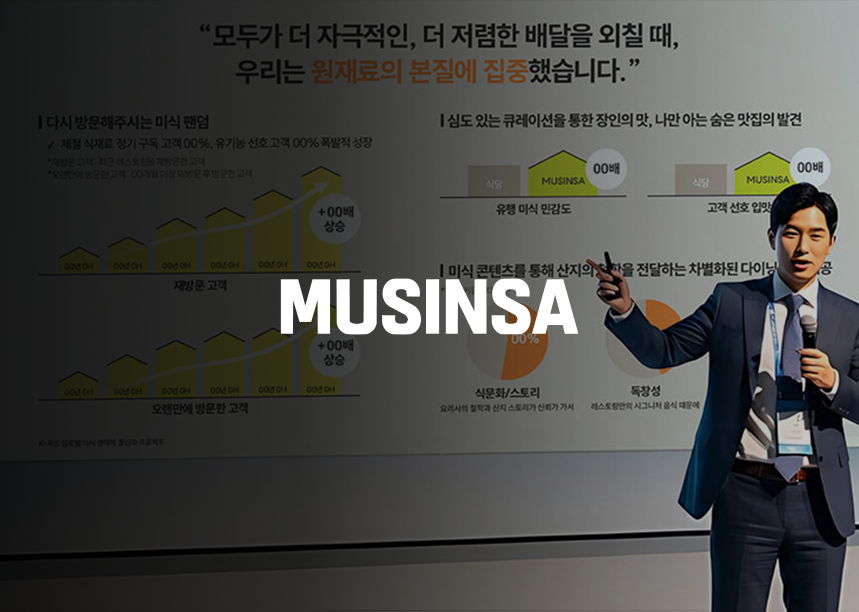 무신사 온라인 판로
